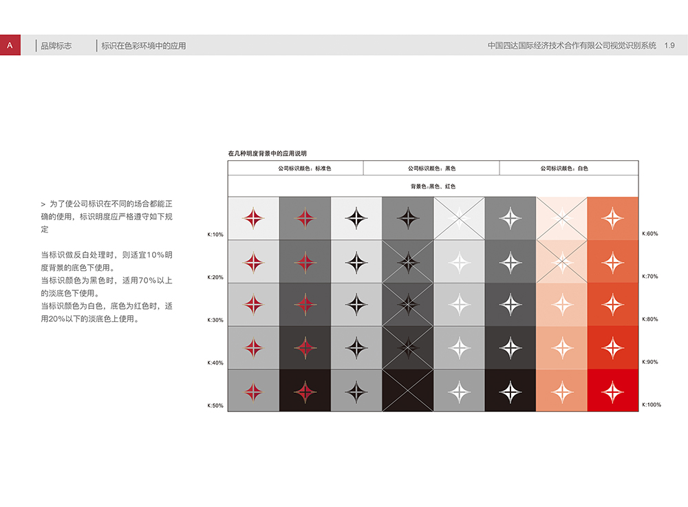 中國四達視覺識別手冊A1.9標識在色彩環境中的應用-01.jpg